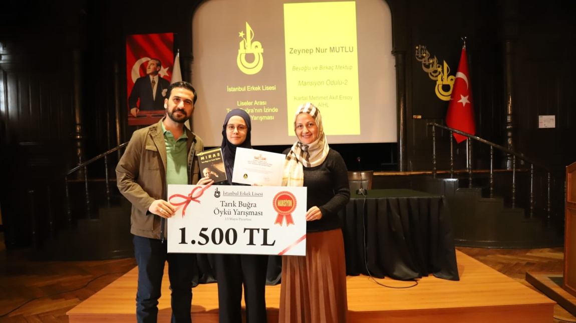 İstanbul Erkek Lisesi 3. Tarık Buğra Hikaye Yarışmasında Mansiyon Ödülü Kazandık